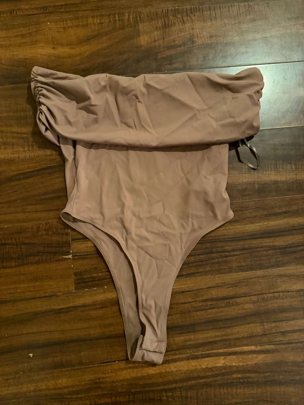 Sleek Neutral Mauve Bodysuit